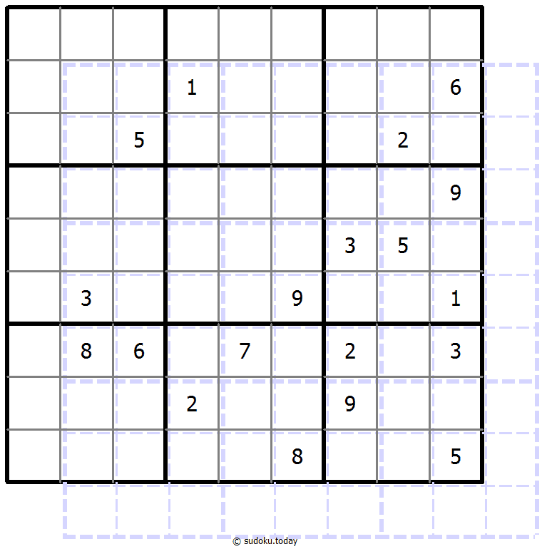 重影数独 #39807