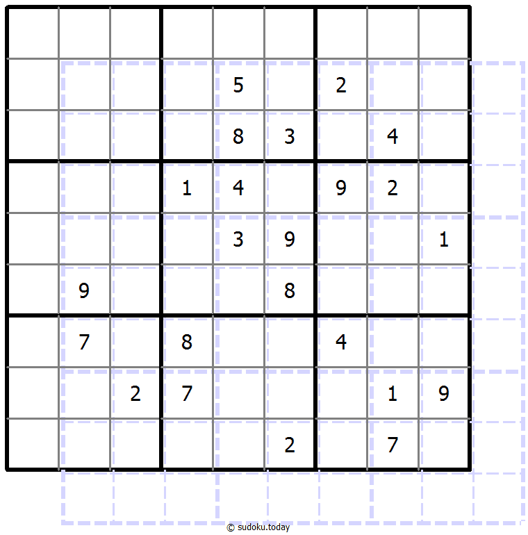重影数独 #39808