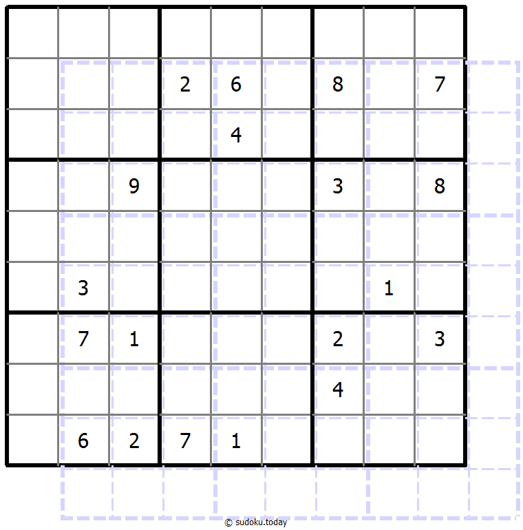 重影数独 #39811