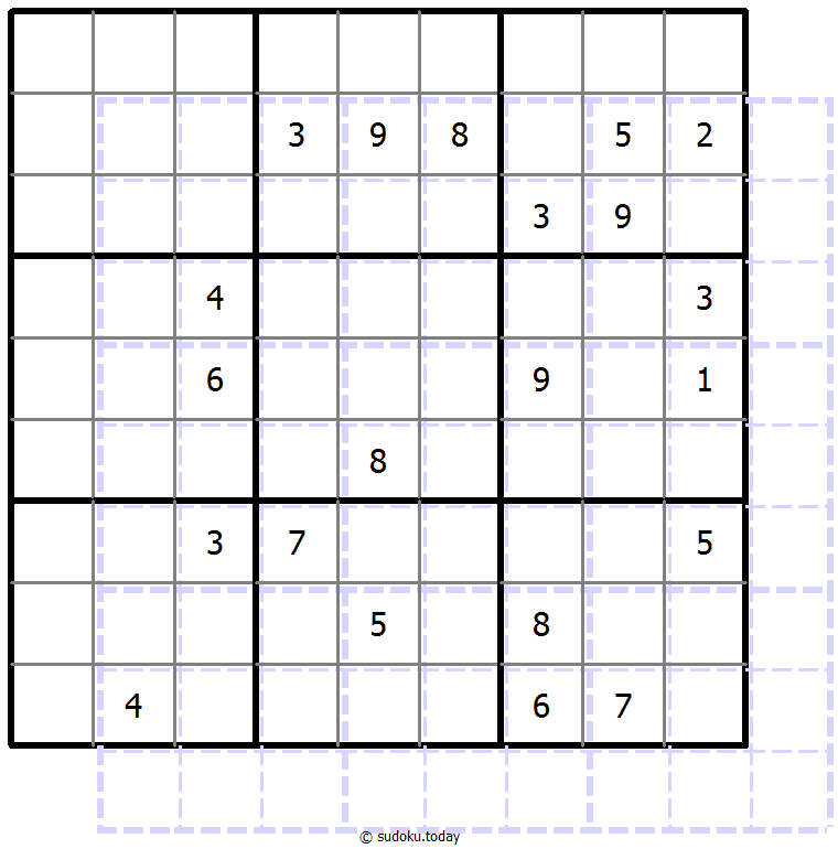重影数独 #39822