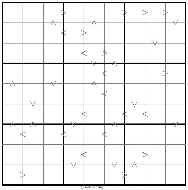 Greater Than Kropki Sudoku 2026年01月04日