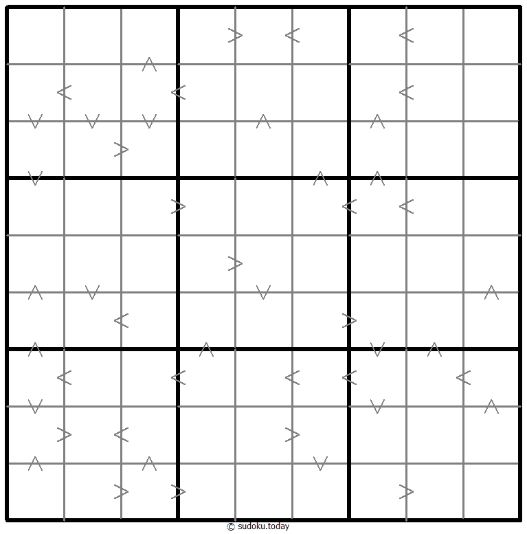 Greater Than Kropki Sudoku 2025年12月16日