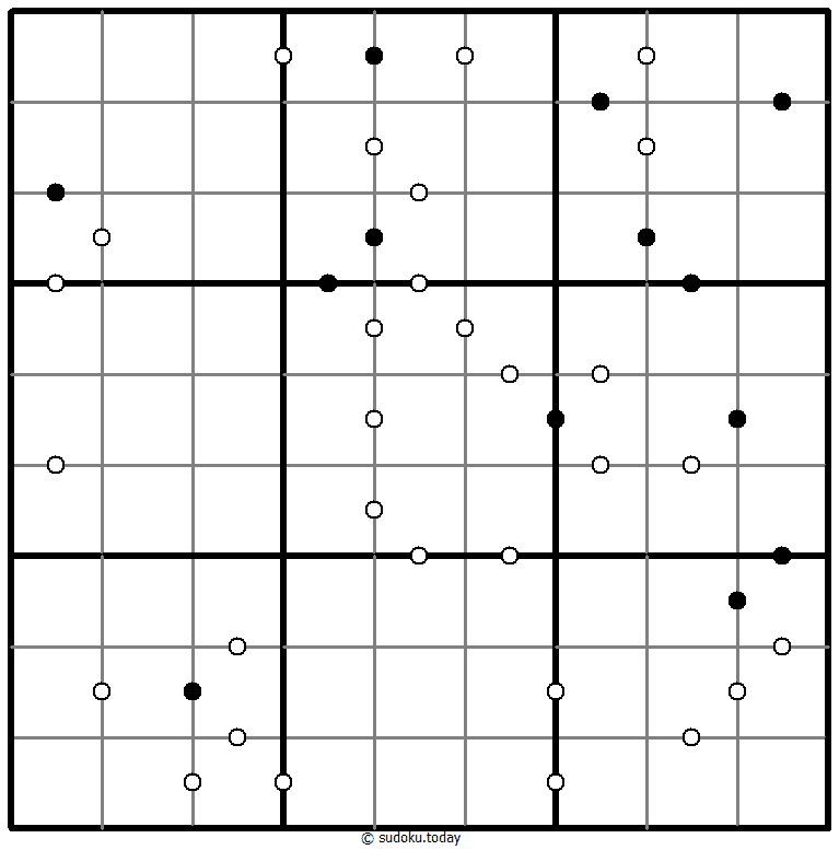 Kropki Sudoku 2025年11月30日