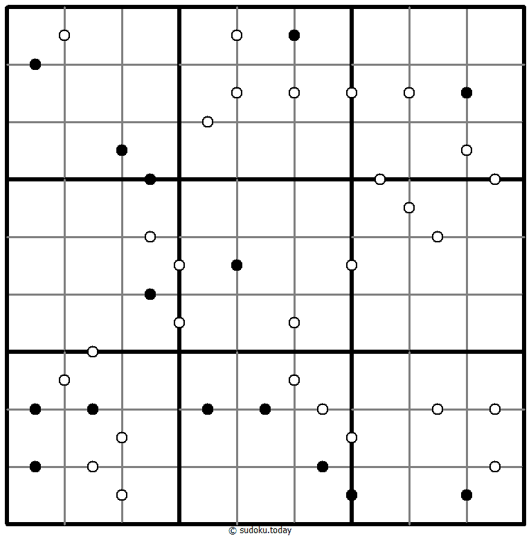 Kropki Sudoku 2025年12月30日