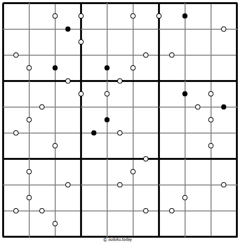 Kropki Sudoku 2025年11月26日