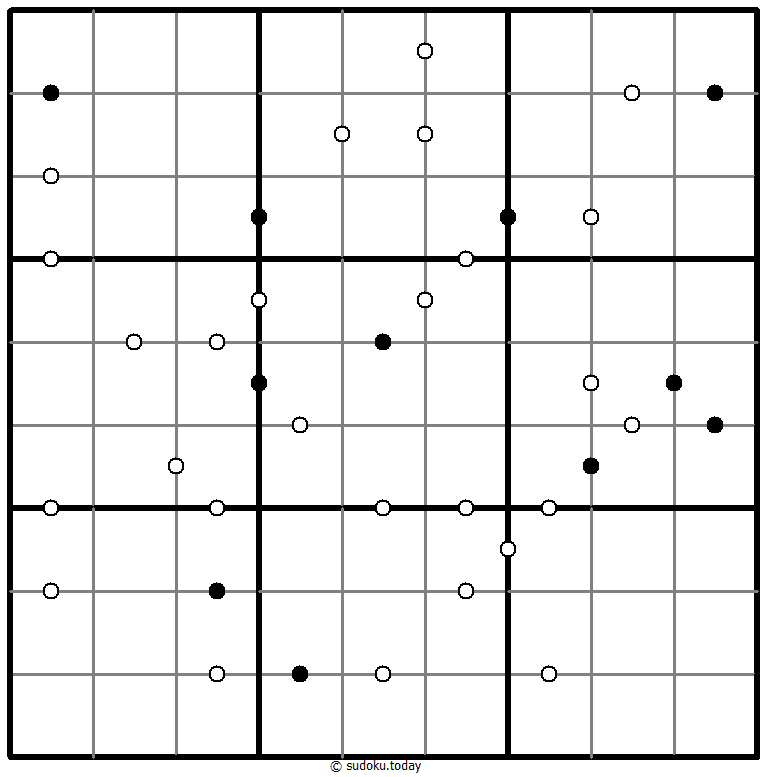 Kropki Sudoku 2025年12月06日