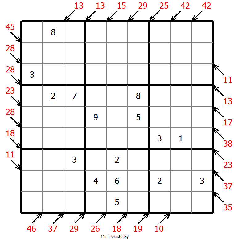 小杀手数独 #41200