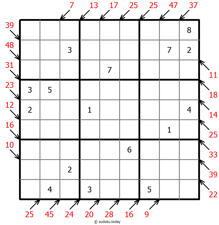 小杀手数独 #41234