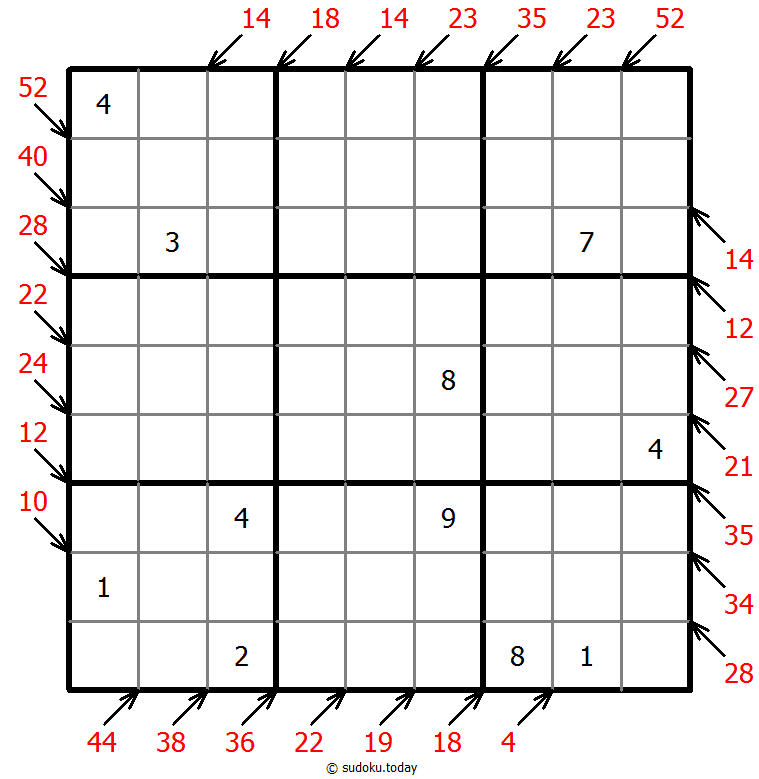 小杀手数独 #41265