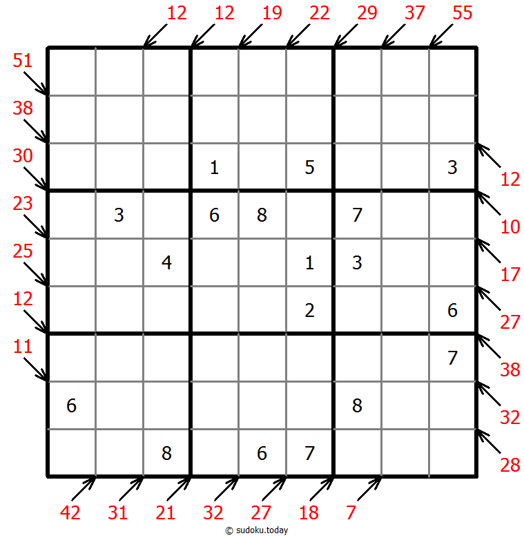 小杀手数独 #41300