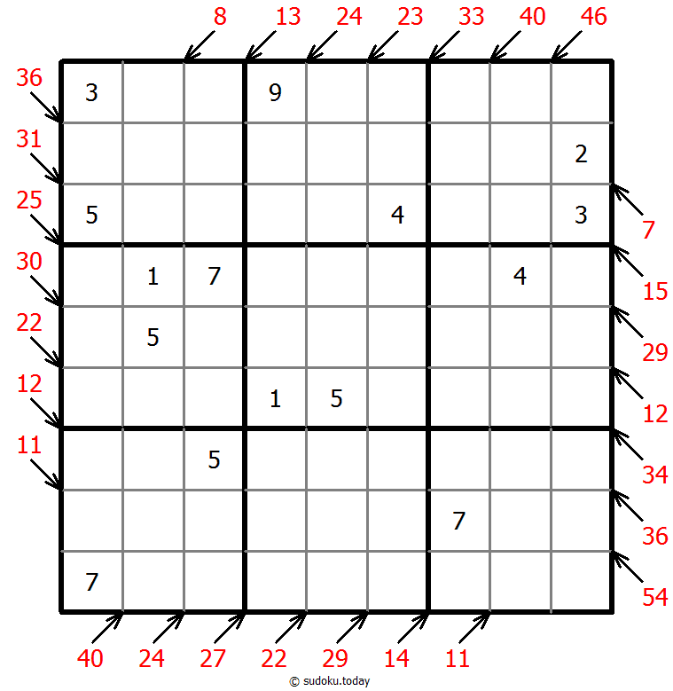 小杀手数独 #41547