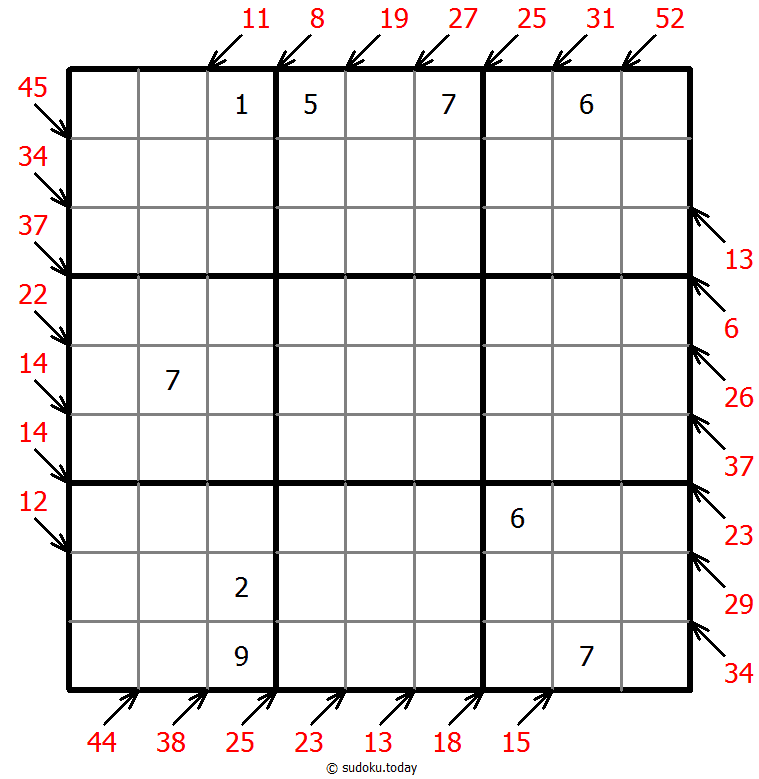 小杀手数独 #41752