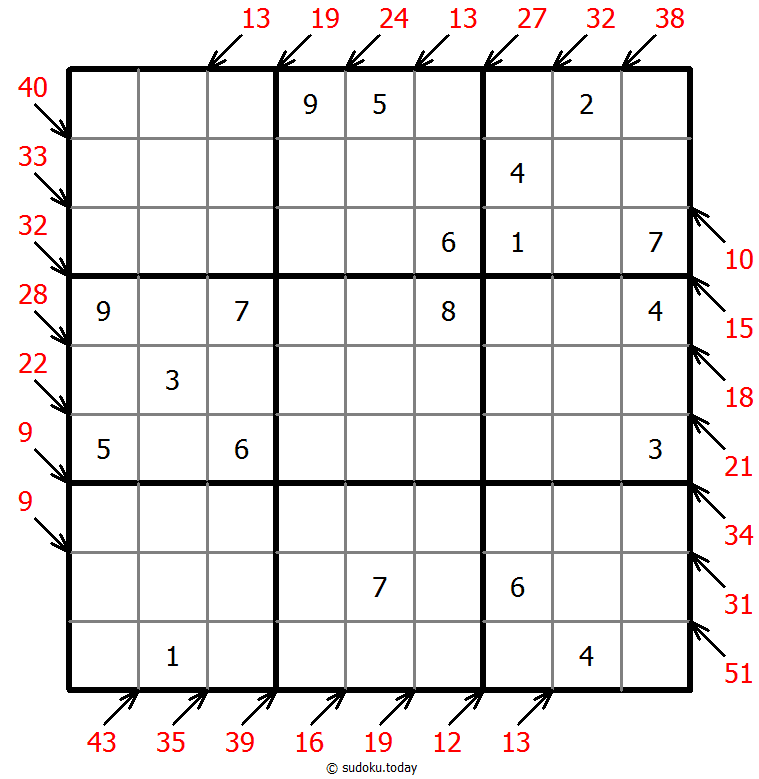 小杀手数独 #41779