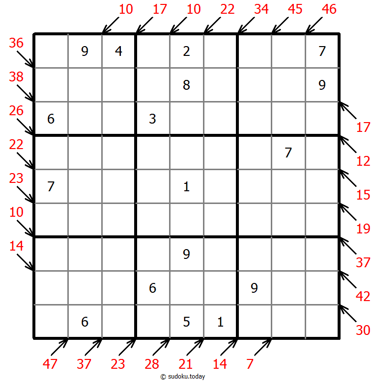 小杀手数独 #41782