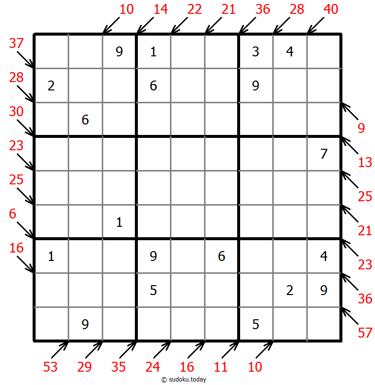 小杀手数独 #41798