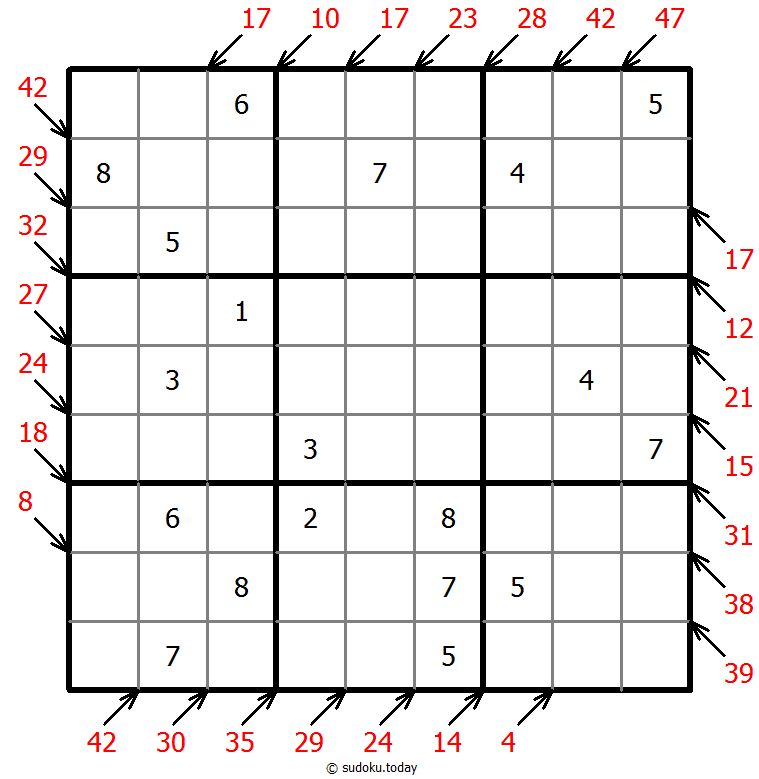 小杀手数独 #41847