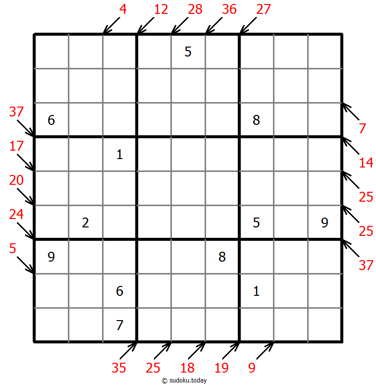 小杀手数独 #42654