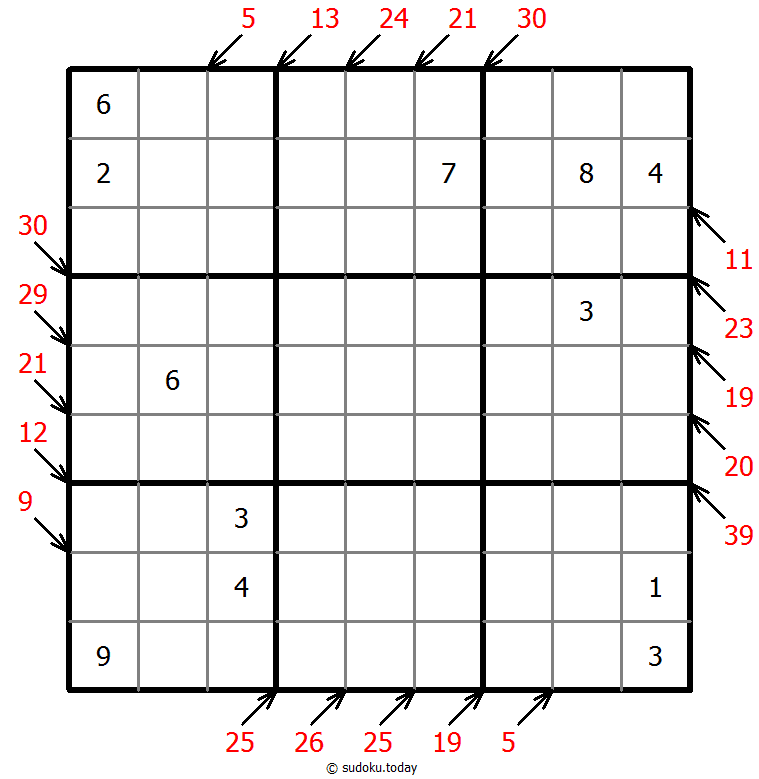小杀手数独 #42896
