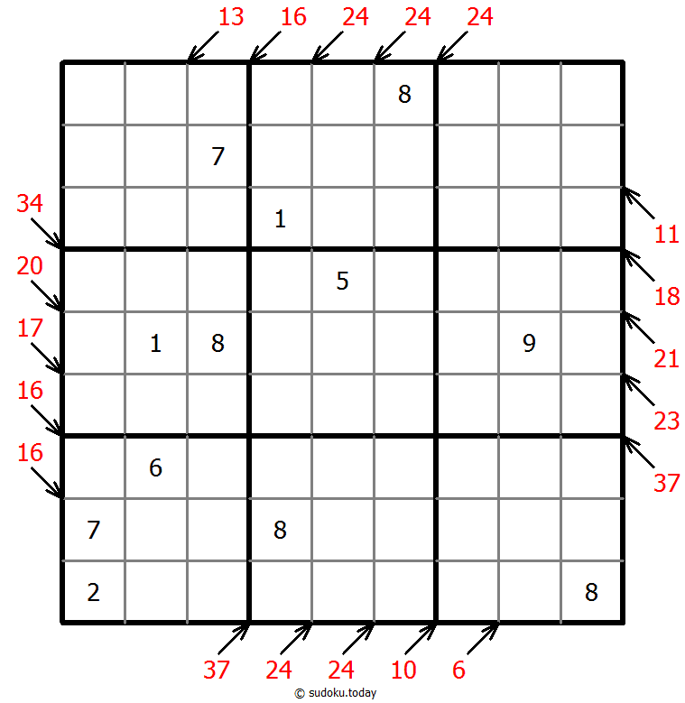 小杀手数独 #42899