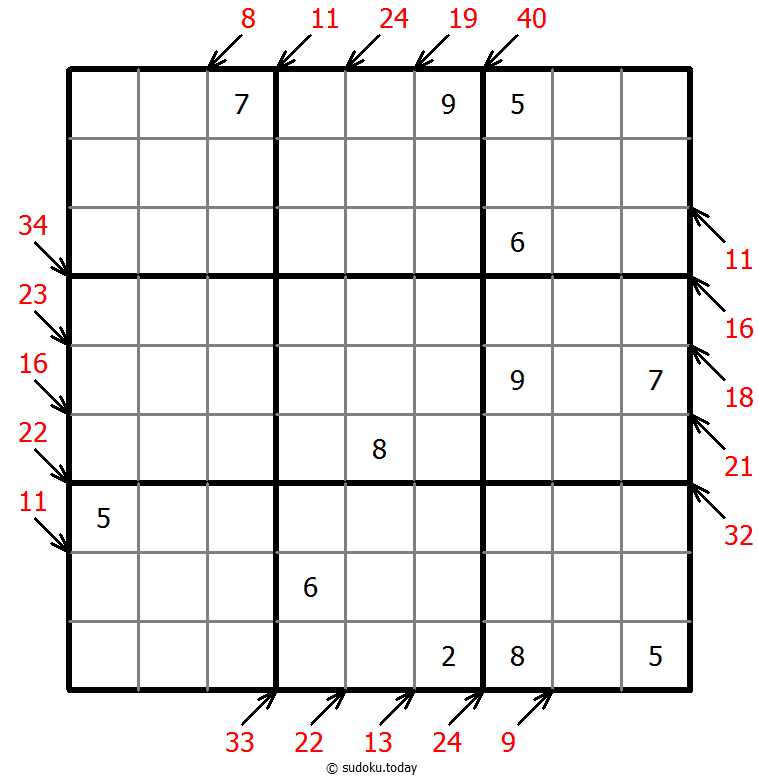 小杀手数独 #42986
