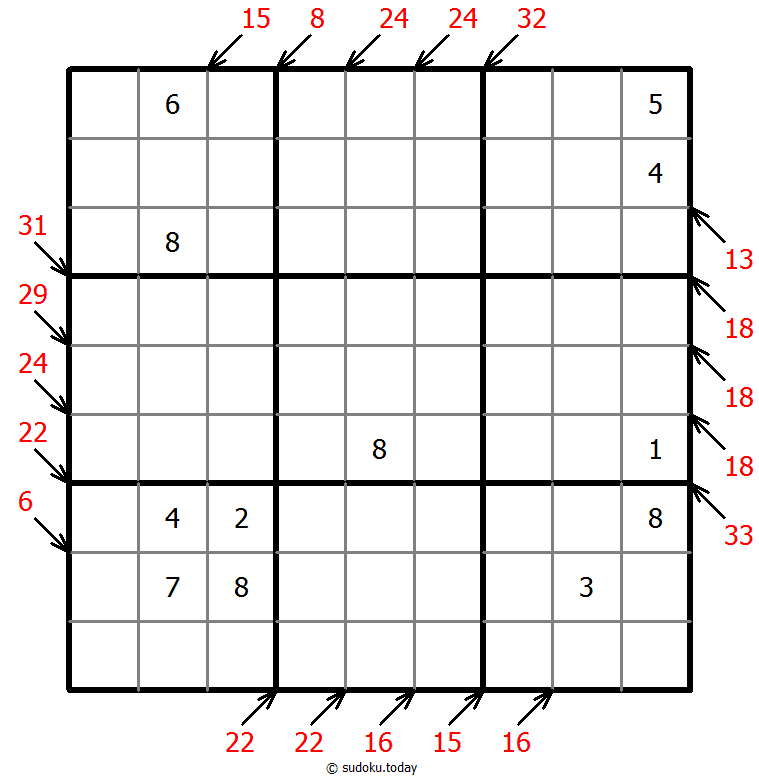 小杀手数独 #42988