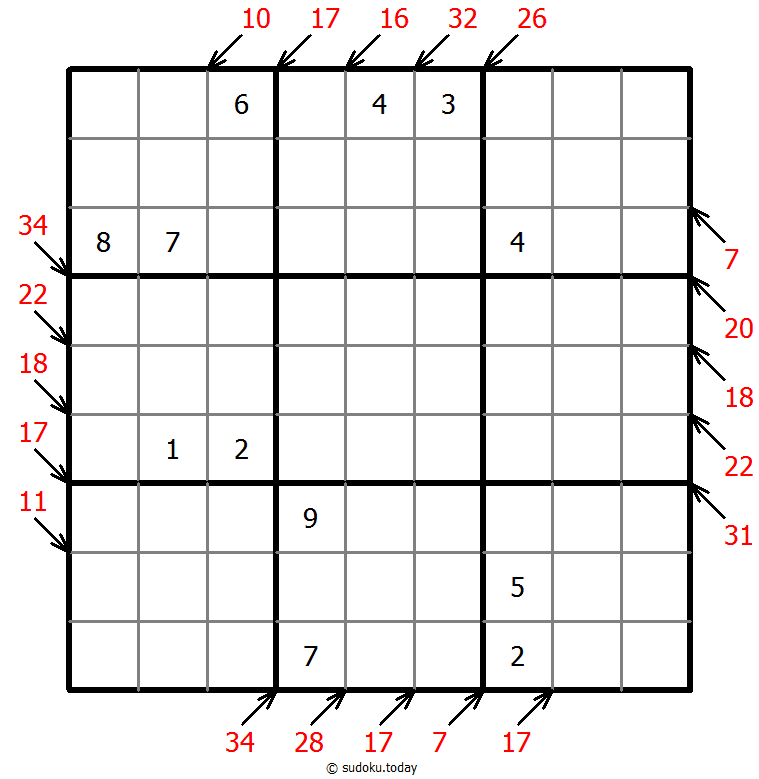 小杀手数独 #43174
