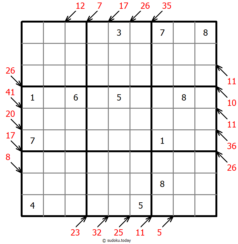 小杀手数独 #43233