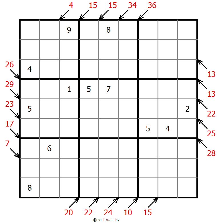 小杀手数独 #43331