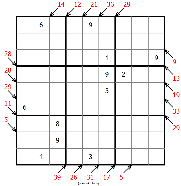 小杀手数独 #43333