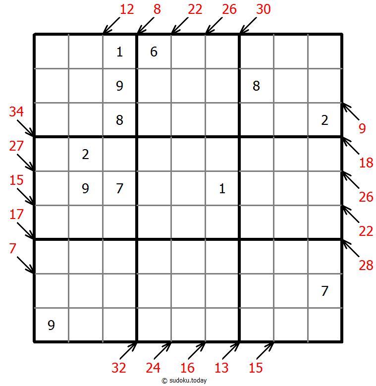 小杀手数独 #43397