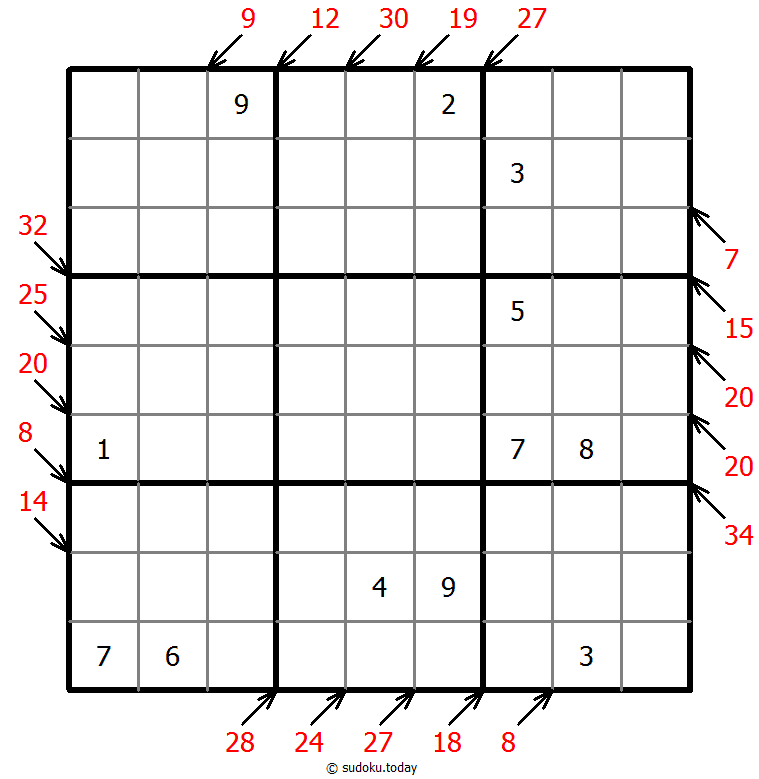小杀手数独 #43426
