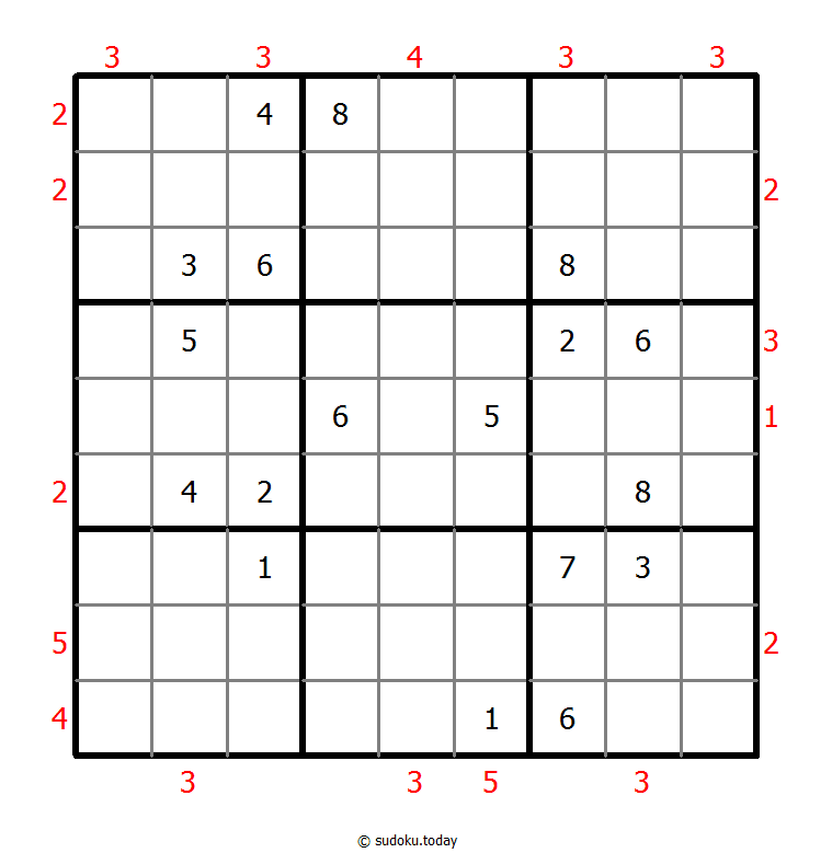 摩天大楼数独 #48431