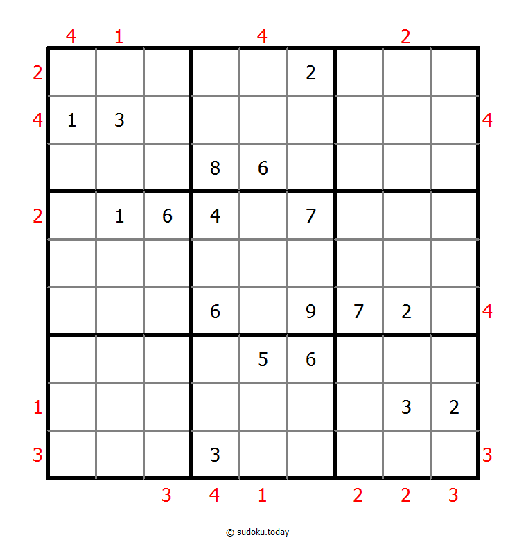 摩天大楼数独 #48765