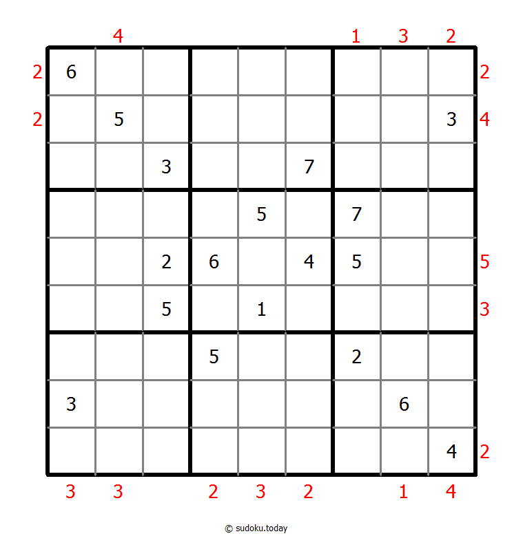 摩天大楼数独 #48799