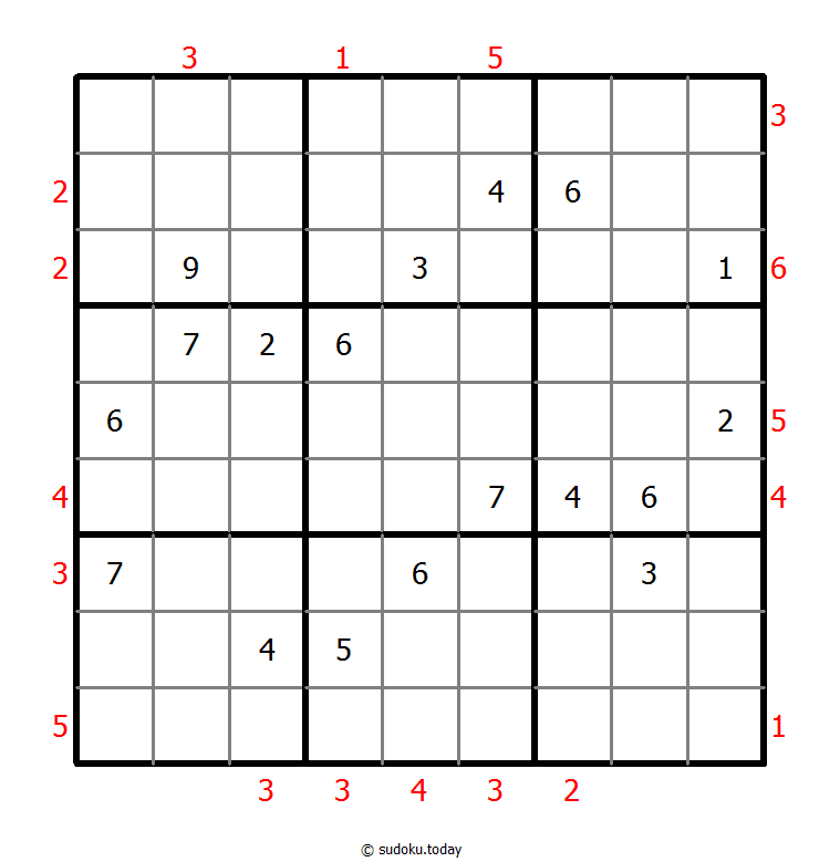 摩天大楼数独 #48814