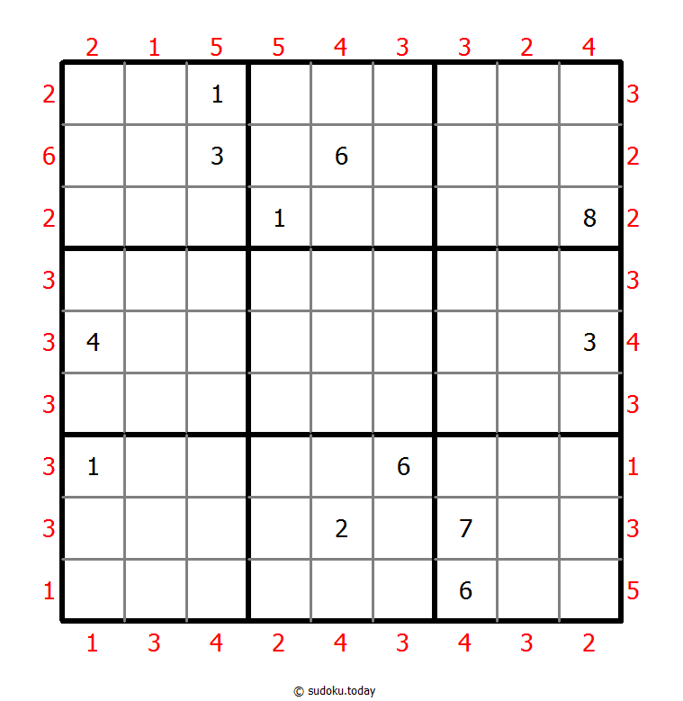 摩天大楼数独 #46308