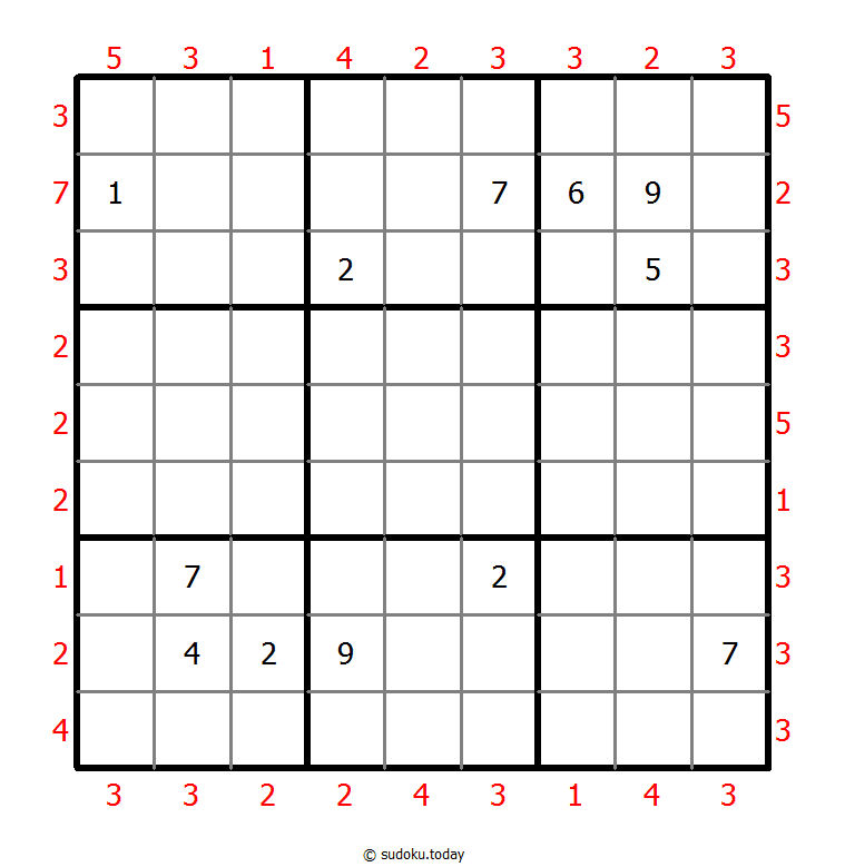 摩天大楼数独 #46914