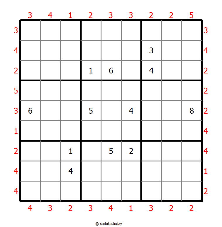 摩天大楼数独 #47032