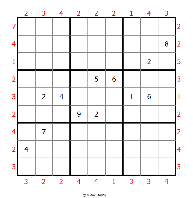 摩天大楼数独 #47300