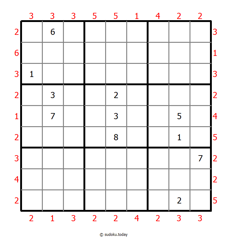 摩天大楼数独 #47317