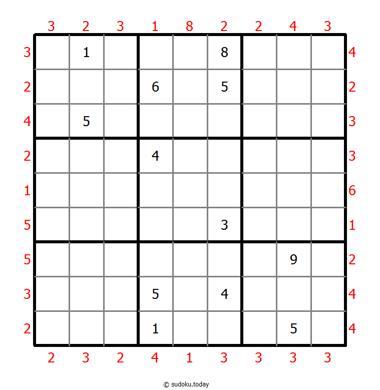 摩天大楼数独 #47375