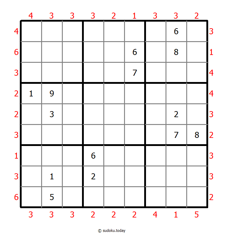 摩天大楼数独 #47670