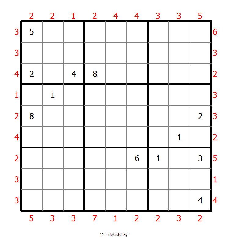 摩天大楼数独 #47860