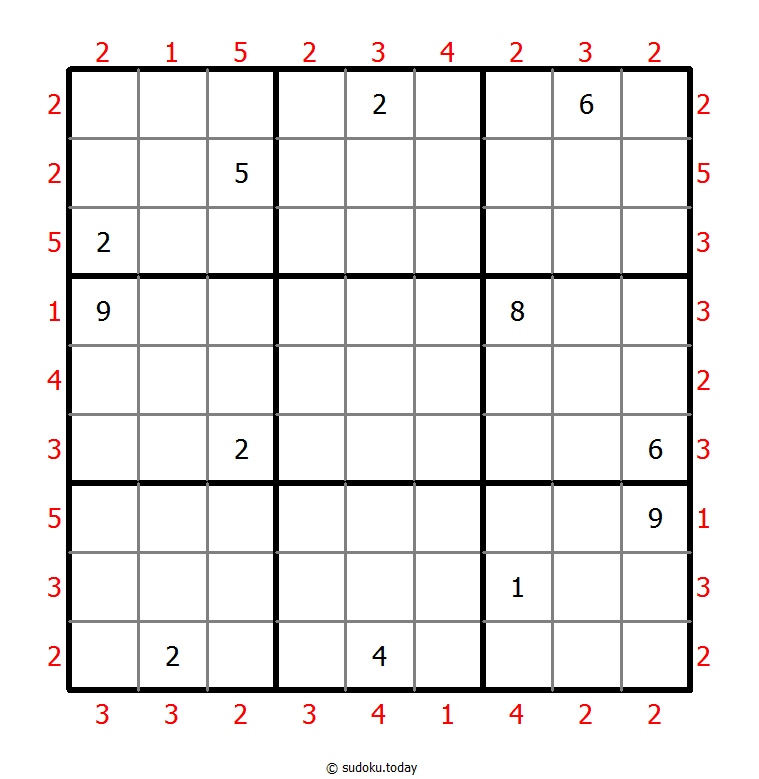 摩天大楼数独 #47950