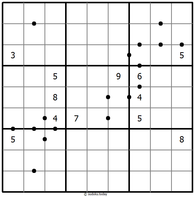 完美平方数数独 示例题图