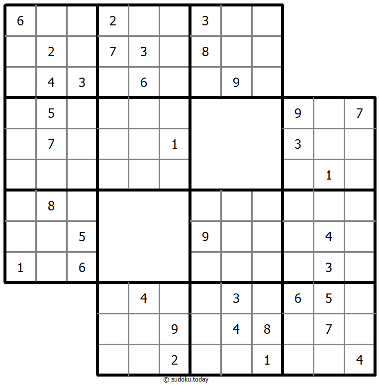 Staircase Sudoku 2026年01月08日