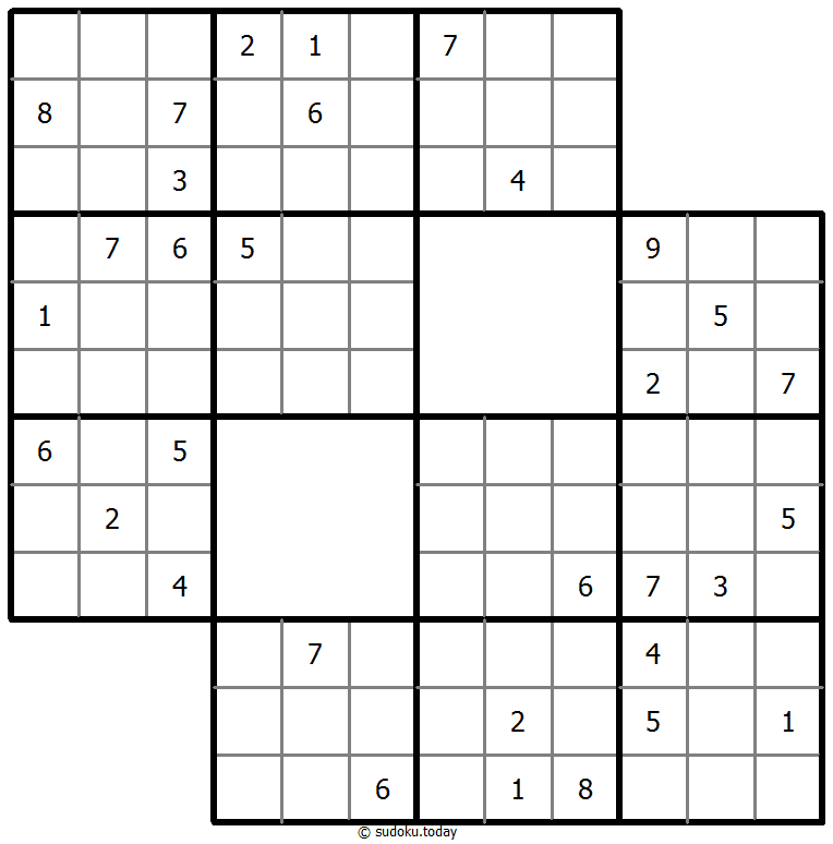 Staircase Sudoku 2026年01月12日