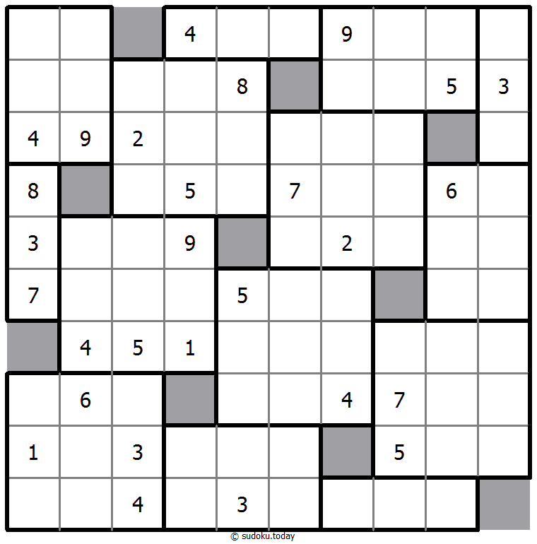 Ten Box Sudoku 2025年12月24日