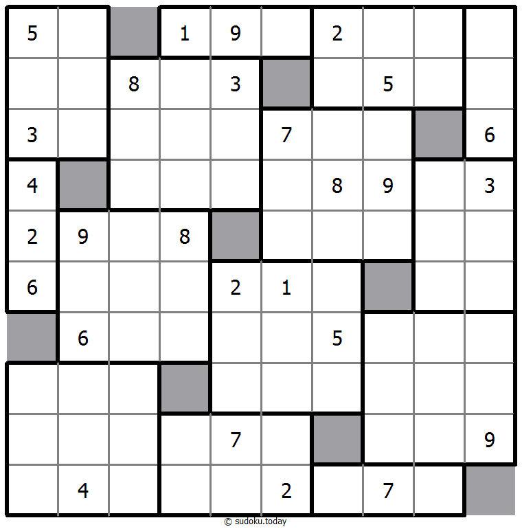 Ten Box Sudoku 2025年11月28日