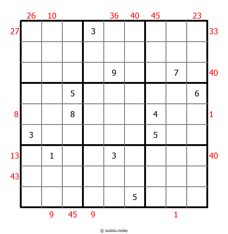 前X数和数独 #24713